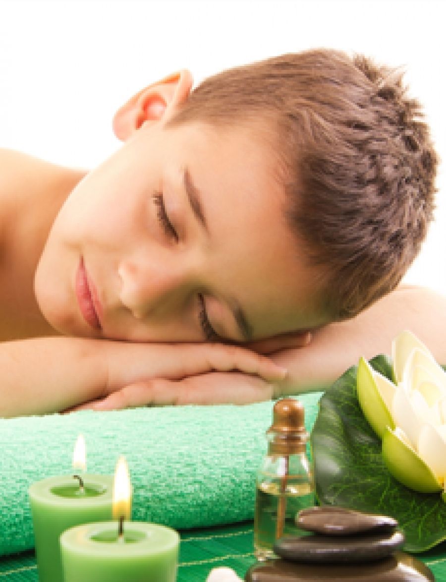 Entspannende Aroma-Massage